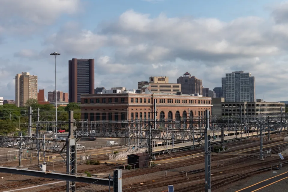 Train station in New Haven, Conncticut